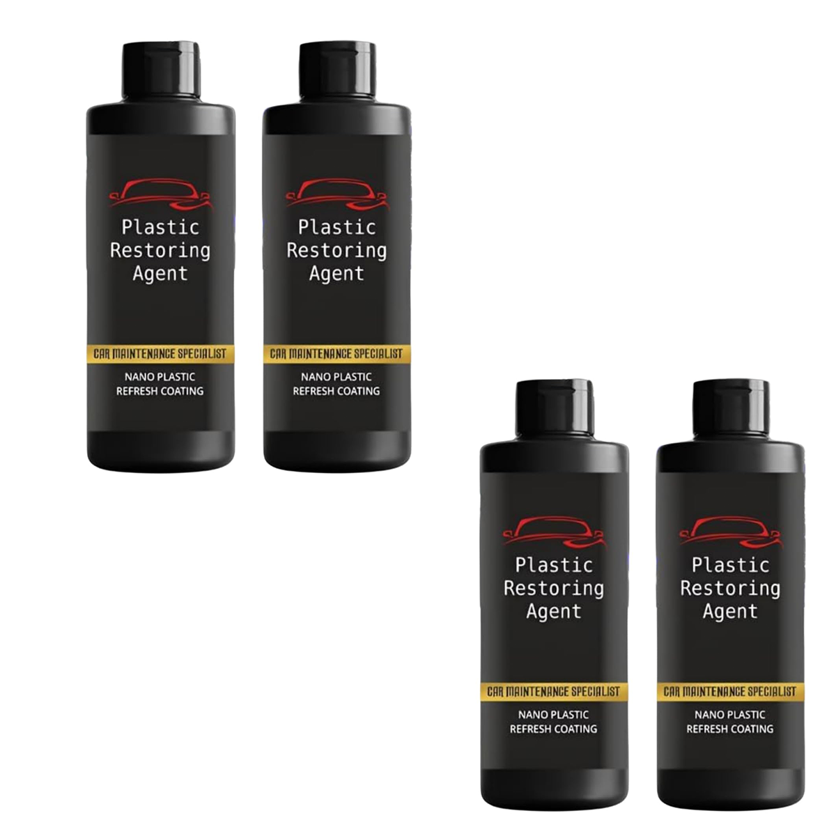 Plastic Restoring Agent Car Maintenance Specialist Nano Plastic Refresh Coating Restore Shine on Plastic & Leather Parts on Car & Bikes
