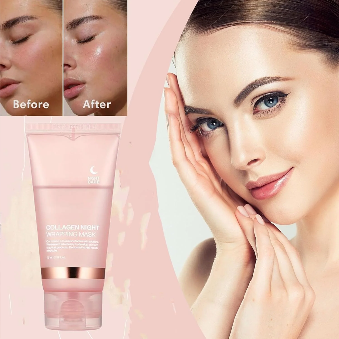 Korean Collagen Night Wrapping Mask (Buy 1 Get 1 Free.)