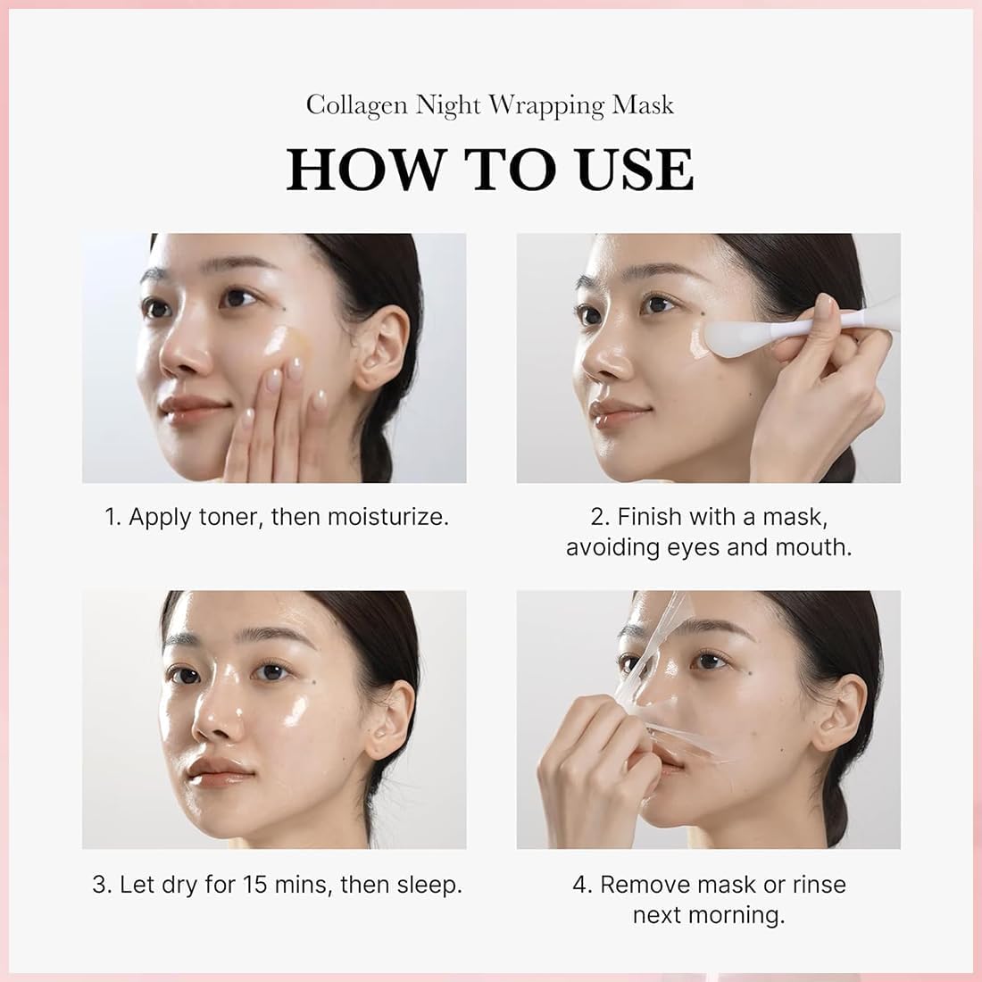Korean Collagen Night Wrapping Mask (Buy 1 Get 1 Free.)