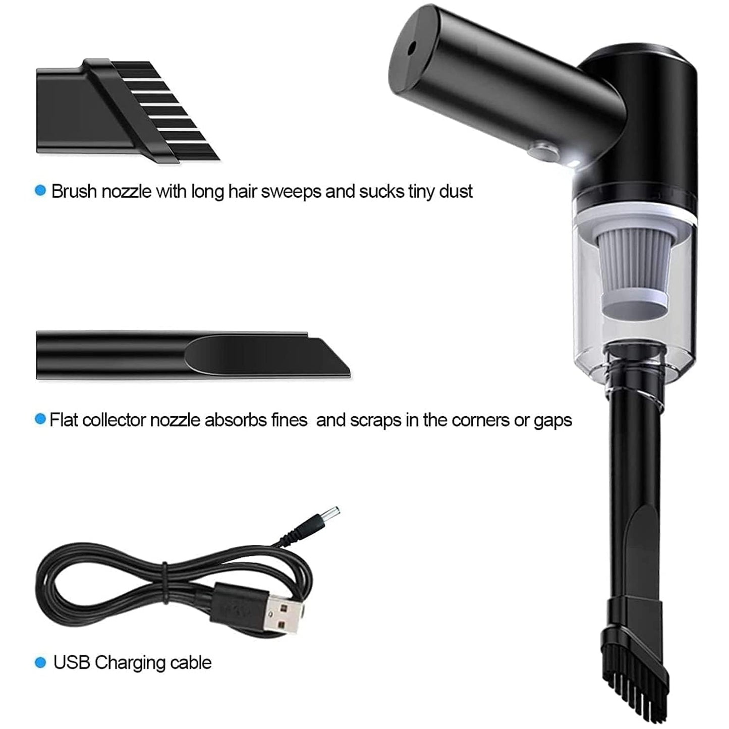 2 in 1 Vacuum Cleaner - Portable Air Duster Wireless