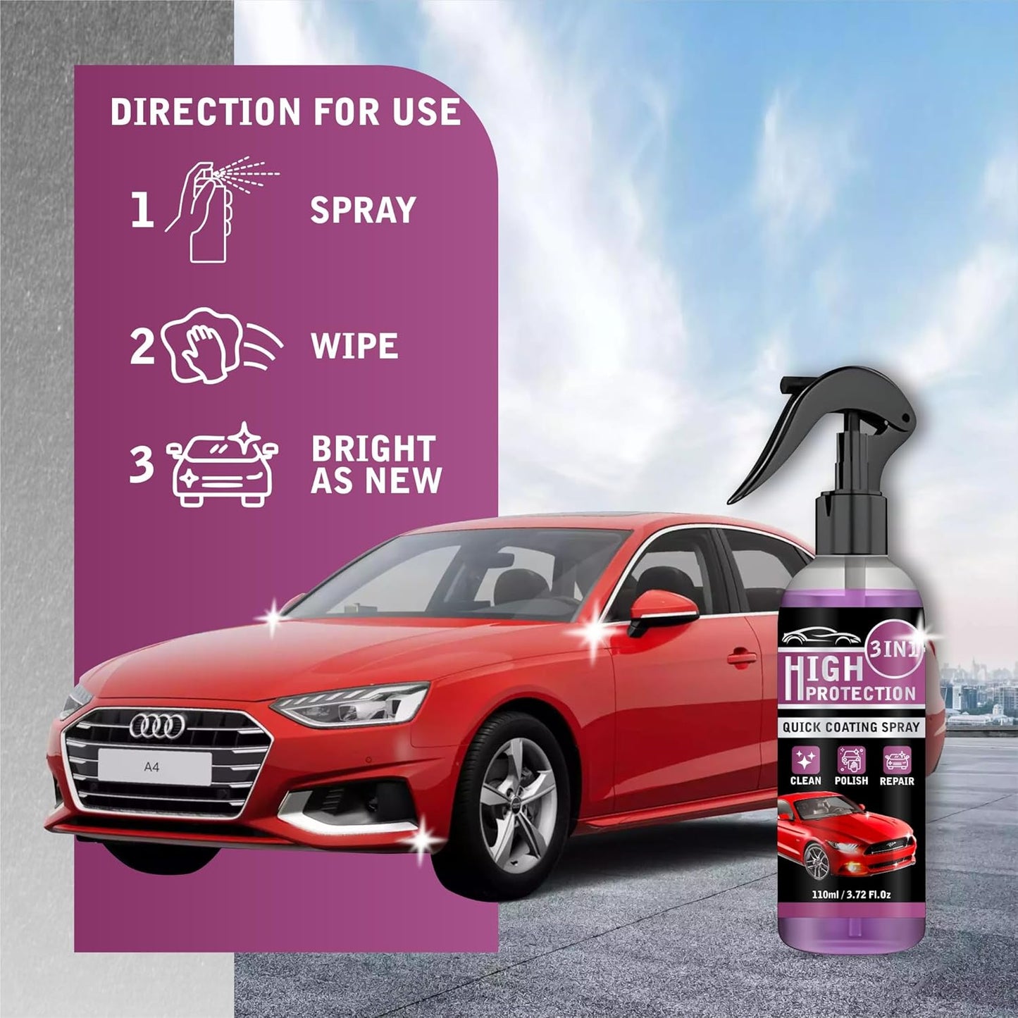3 in 1 Ceramic Shiner & High Protection Coating (BUY 1 GET 2 FREE)
