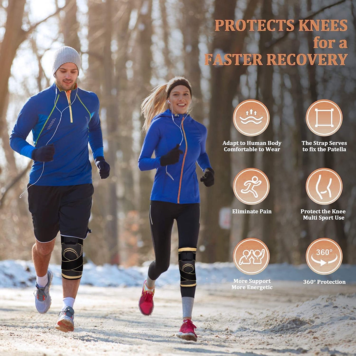 LIMITED EDITION Elastic Compression Support Knee Pads (Buy 1 Get 1 Free)